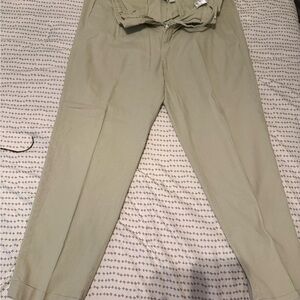 Men's Linen light mint Pants